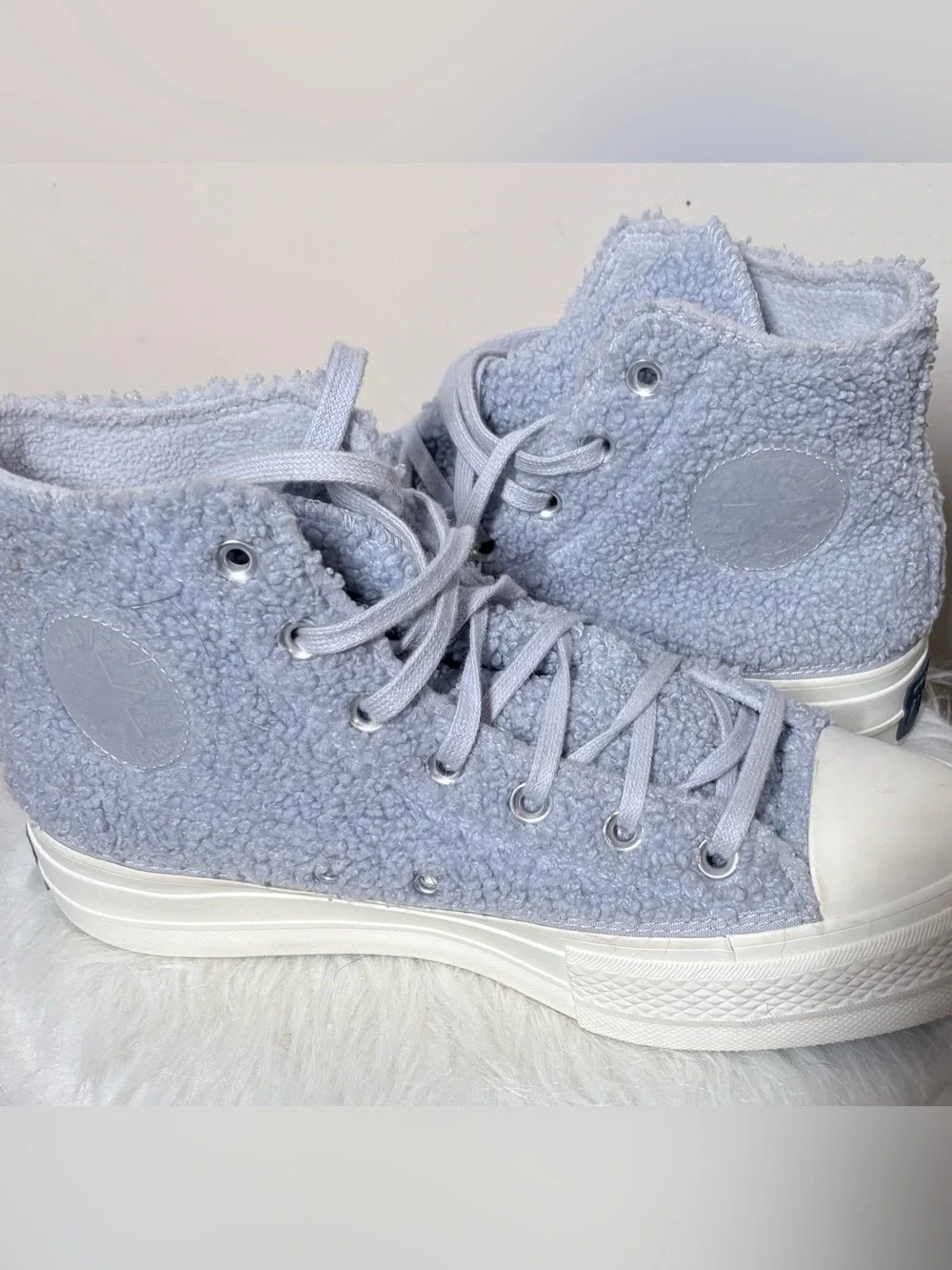 {GUC} Converse Chuck Taylor All Star Hi Lift Cosy Club Trainer 8.5 US